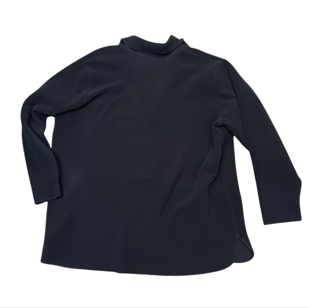 ❤️L.L. BEAN VINTAGE WOMEN'S SIZE XL BLUE FULL FRONT METAL BUTTON FLEECE JA… - Picture 4 of 4